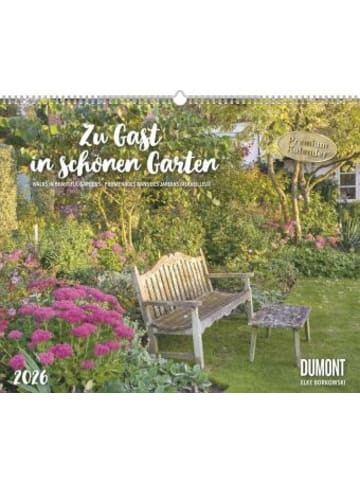 DuMont Kalenderverlag Kalender - DUMONT - Zu Gast in schönen Gärten 2026 - Garten-Kalender