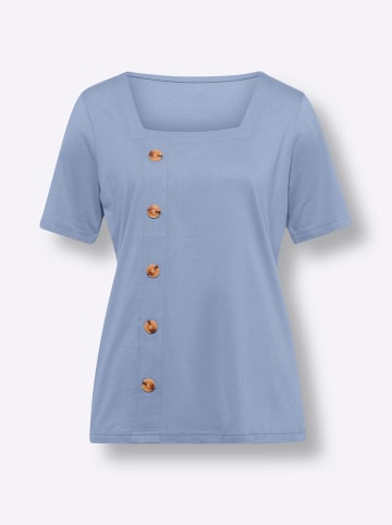 Sieh an! Kurzarm-Shirt in bleu