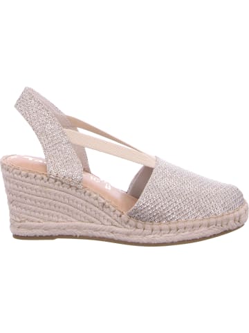 Tamaris Keilsandalette in gold