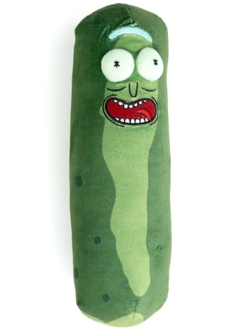 Rick and Morty Rick and Morty Pickle Rick Kissen Plüsch Gurke Dekokissen 28 x 8 cm in grün