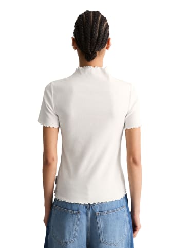 Marc O'Polo DENIM Ripp-T-Shirt slim in Silky White