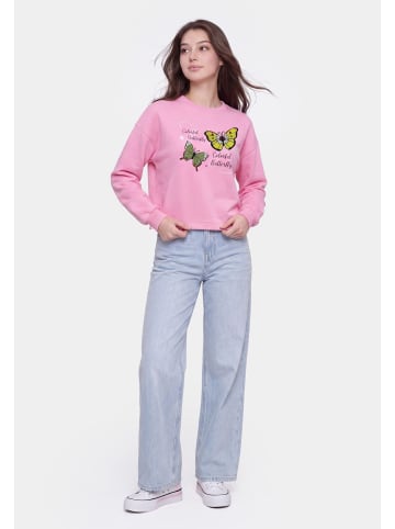 myMo Women Sweatshirt in Pink