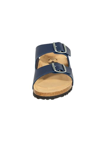 SALIHA Sandalen Bioline-Pantolette in blau in blau