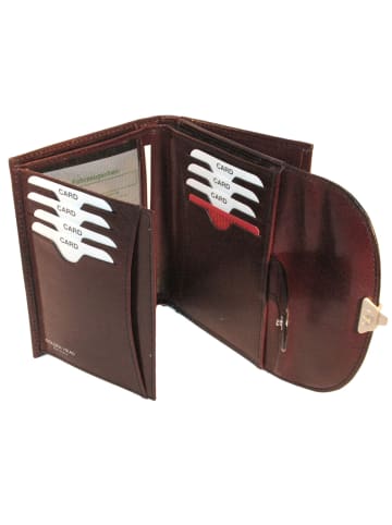 Golden Head Colorado Geldbörse RFID Leder 10 cm in bordeaux