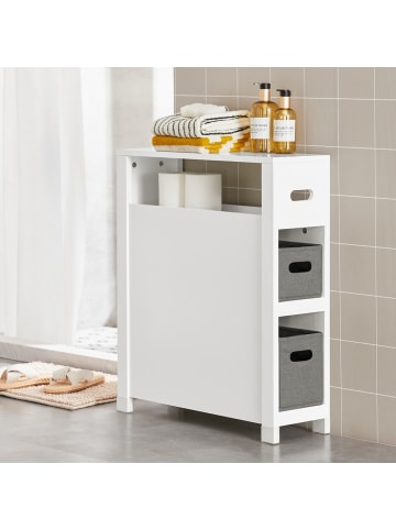 SoBuy Toilettenkabinett in Reinweiß - (W) 20 x (H) 70 x (L) 60 cm