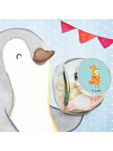 Mr. & Mrs. Panda Frischhaltedose Fuchs Koch ohne Spruch in Türkis Pastell