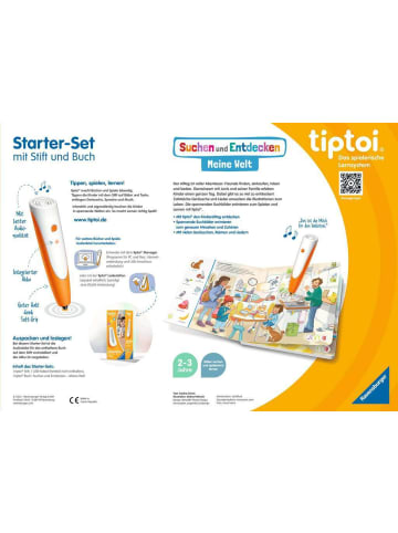Ravensburger Spiel mit Elektronik tiptoi® Starter-Set: Stift und Bilderbuch Meine Welt - ab 2 Jahre 2-3 Jahre in bunt