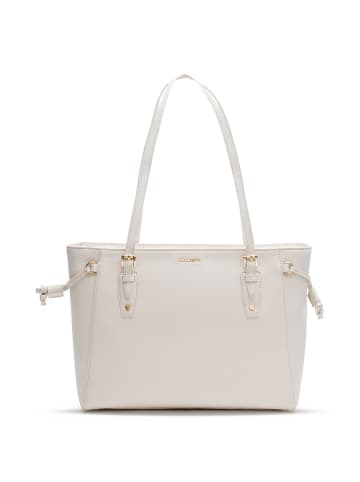 Lazarotti Bologna Leather Shopper Tasche Leder 36 cm in offwhite