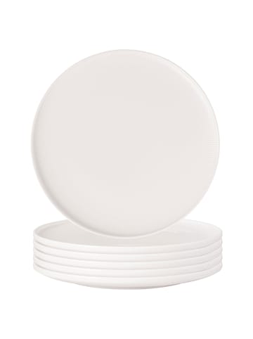 6er Set Gourmetteller Afina in Weiß ø 32 cm