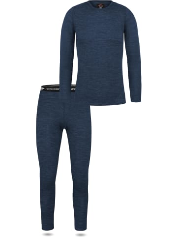 Normani Outdoor Sports Damen Merino Unterwäsche-Set Mandurah/Perth in Navy