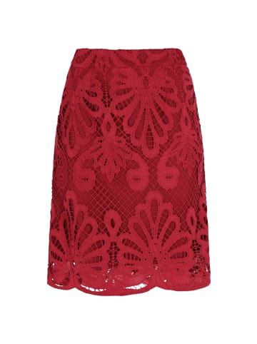 faina Skirt in wine red