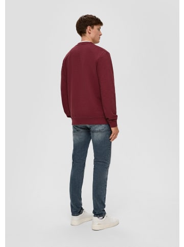 s.Oliver Sweatshirt in 3976_bordeaux