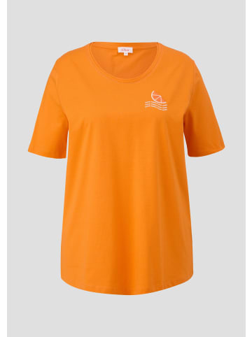 s.Oliver T-Shirt kurzarm in Orange