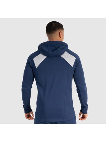 SMILODOX Zip Hoodie Maison in Dunkelblau