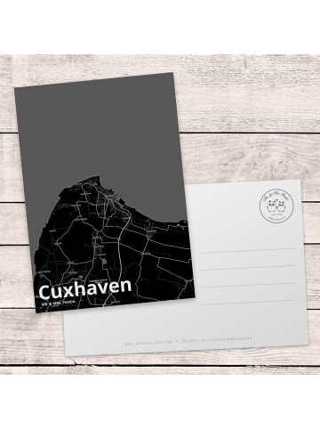 Mr. & Mrs. Panda Postkarte Cuxhaven mit Spruch in Keine Angabe