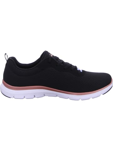Skechers sportlicher Schnürer Flex Appeal 4.0 in Schwarz