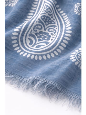 collezione alessandro Schal " Paisley " in blau