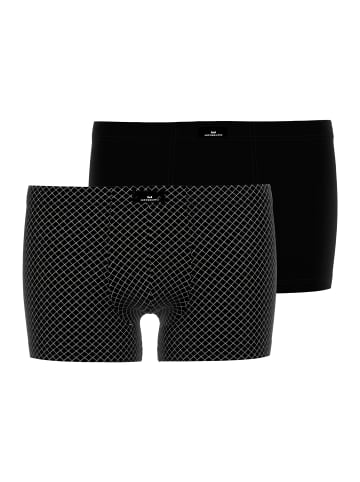 Götzburg Pants 2Er Pack X-Lastic in schwarz-dunkel-Karo
