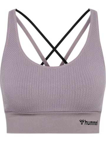 Hummel Hummel Top Hmlmt Yoga Damen Atmungsaktiv Feuchtigkeitsabsorbierenden Nahtlosen in MINIMAL GRAY