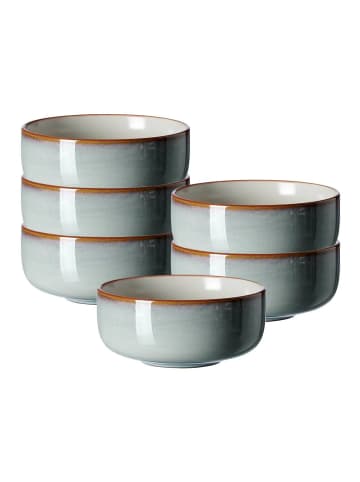Ritzenhoff & Breker 6er Set Müslischalen Portofino ø 14,5 cm in grau