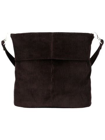 Zwei Beuteltasche Mademoiselle M8 in Cord-Espresso