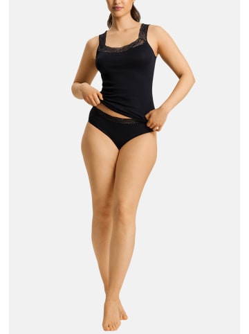 Hanro Unterhemd / Top Cotton Delight in Schwarz