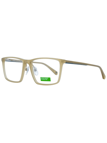 Benetton Unisex Optische Fassungen Trapez Beige