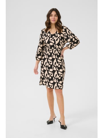 Kaffe Kleid KAkatrine in Black Contrast Blocks