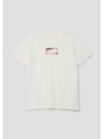 s.Oliver T-Shirt kurzarm in Creme