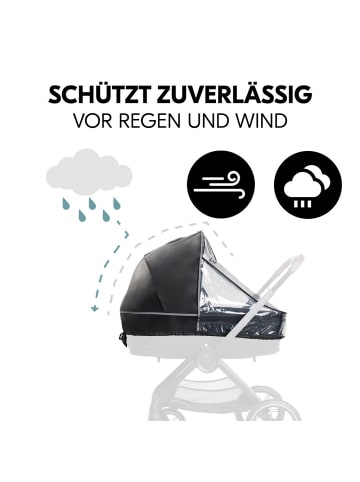 Hauck Universal Regenschutz für Kinderwagen Ba in schwarz,grau