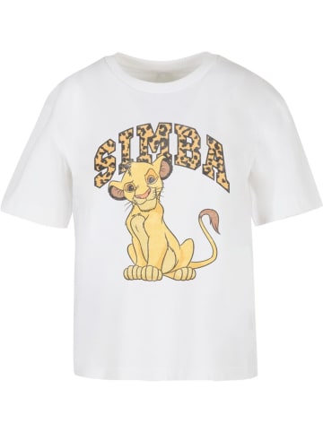 Merchcode T-Shirt "Simba Tee" in Weiß