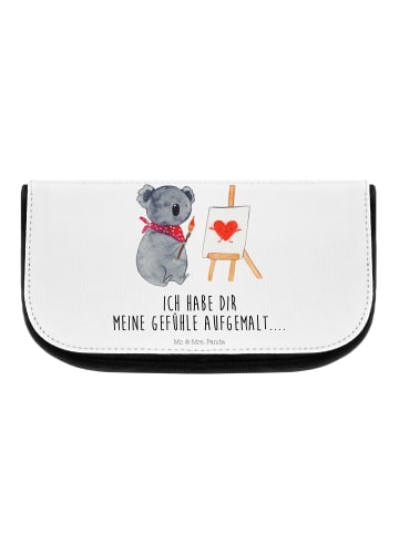 Mr. & Mrs. Panda Kosmetiktasche Koala Künstler mit Spruch in Weiß