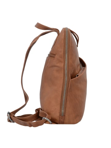 The Chesterfield Brand Wax Pull Up City Rucksack Leder 29 cm in cognac