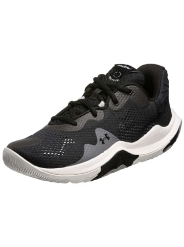 Under Armour Basketballschuh Spawn 4 in schwarz / weiß