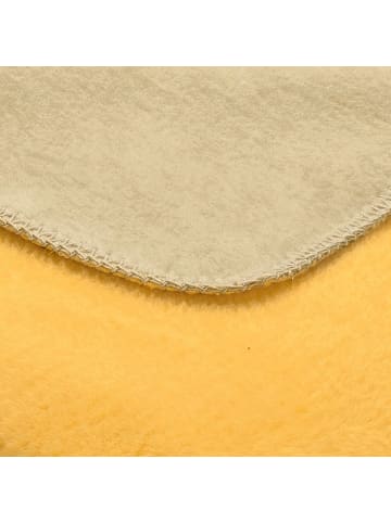 Erwin Müller Baumwollmischung Wohndecke 2er-Pack Matera in gelb/sand