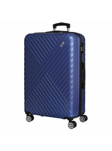 Paradise by CHECK.IN Kingston - 4-Rollen-Trolley Set 3tlg. (lila) in blau