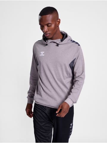 Hummel Hummel Kapuzenpullover Hmlauthentic Multisport Herren Atmungsaktiv Schnelltrocknend in GREY MELANGE