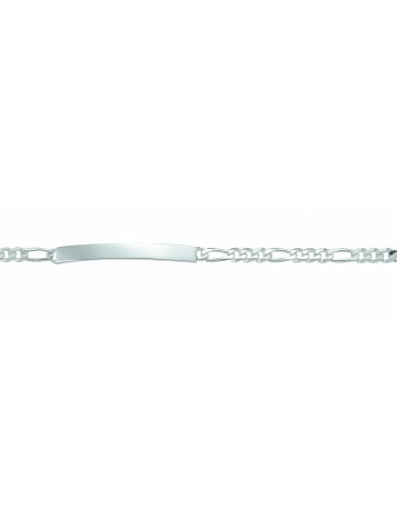 Adeliás 925 Silber Figaro Armband 19 cm Ø 4,5 mm in silber