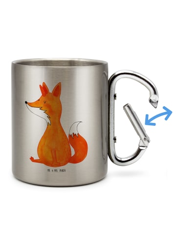 Mr. & Mrs. Panda Thermobecher Einhorn Fuchs ohne Spruch in Silber
