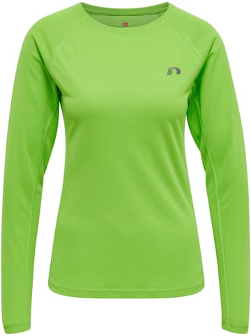 Newline T-Shirt L/S Women Core Running T-Shirt L/S in GREEN FLASH