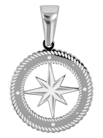 Adeliás Damen Anhänger aus Edelstahl in silber