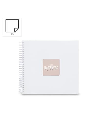 Hama "Fine Art", 36x32 cm, 50 weiße Seiten, Weiß in Standard