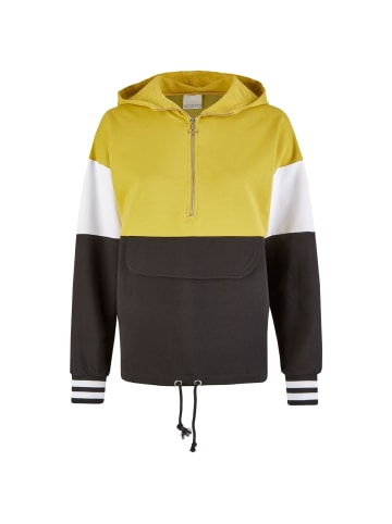 Vestino Hoodie in schwarz/creme/senf