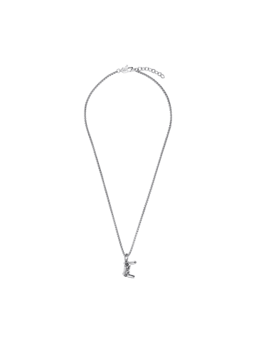 Tom Tailor Kette mit Anhänger Edelstahl, Lack in silber
