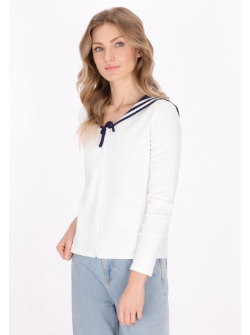 DreiMaster Maritim Women Cardigan in offwhite navy