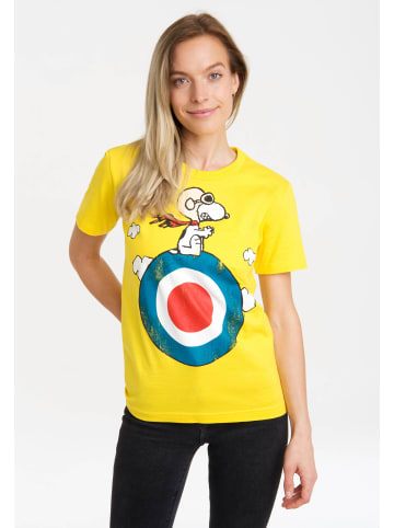 Logoshirt T-Shirt Peanuts - Snoopy in gelb