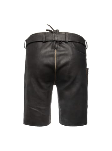 Maddox Country Lederhose Ursins in schwarz
