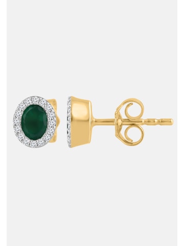 Diamant Exquis Ohrringe aus 375 Gelbgold mit Diamant