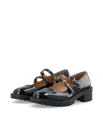 Bianco Mary Jane Schuhe in BlackPatent
