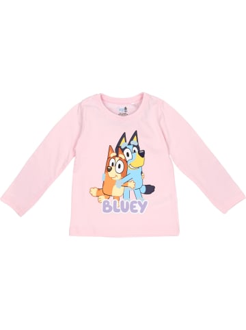 Bluey Langarmshirt Bluey & Bingo in rosa/pink